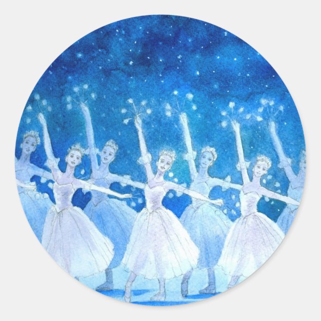 Dance of the Snowflakes Sticker (Front)