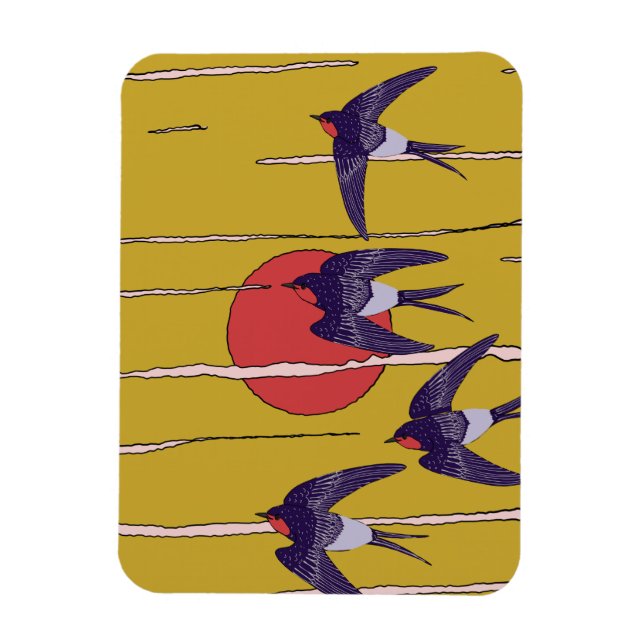 Dance of the Swallows Magnet (Vertical)