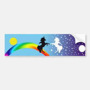 Dance of the unicorns bumper sticker