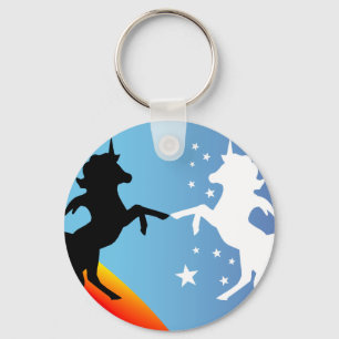 Dance of the unicorns key ring