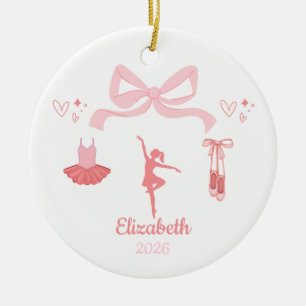 Dance Ornament, Dance Recital Gifts,, Dance Team Ceramic Tree Decoration