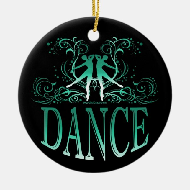 Dance Ornament (green) (Front)