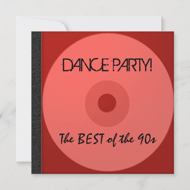 Dance Party CD Invite (Front)