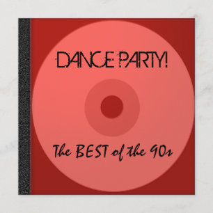 Dance Party CD Invite