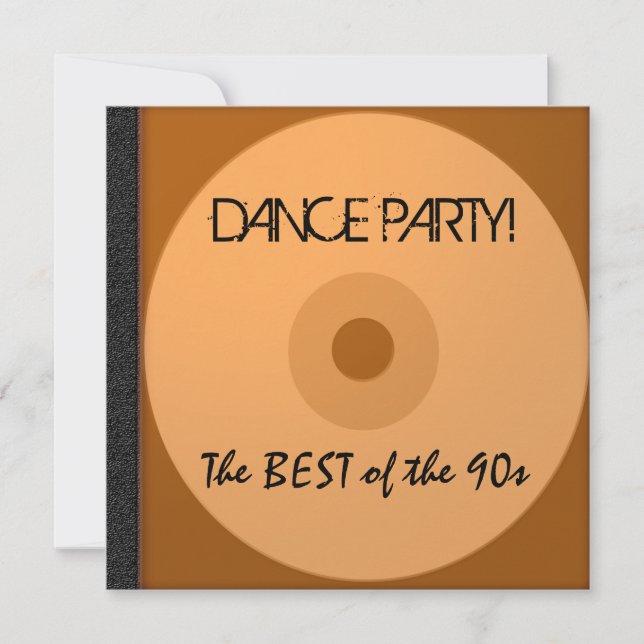 Dance Party CD Invite (Front)