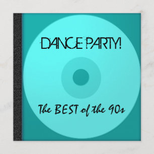 Dance Party CD Invite