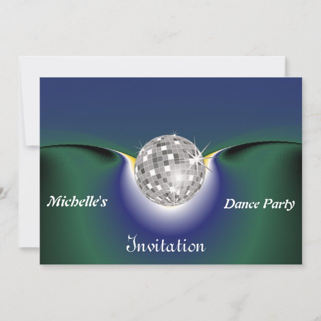Dance Party Invitation (Front)