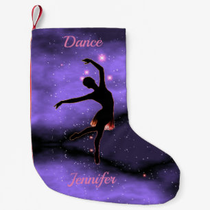 Dance Pink & Purple Small Christmas Stocking