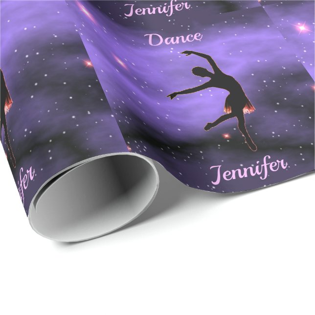 Dance Pink & Purple    Wrapping Paper (Roll Corner)