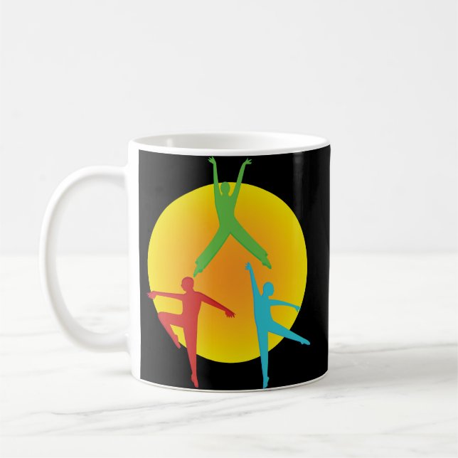 Dance Poses Coffee Mug (Left)