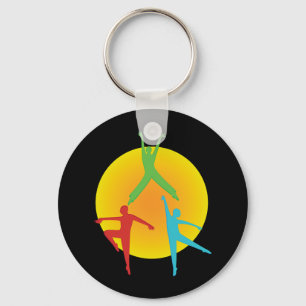 Dance Poses Key Ring