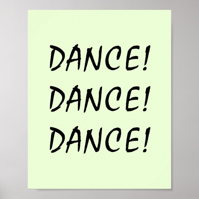 DANCE! POSTER (Front)