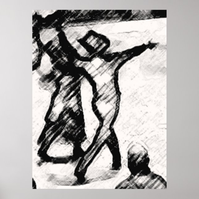 DANCE POSTER PRINT **UP TO 32" (Front)