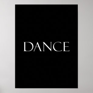 Dance Quotes Inspirational Dancing Quote Poster