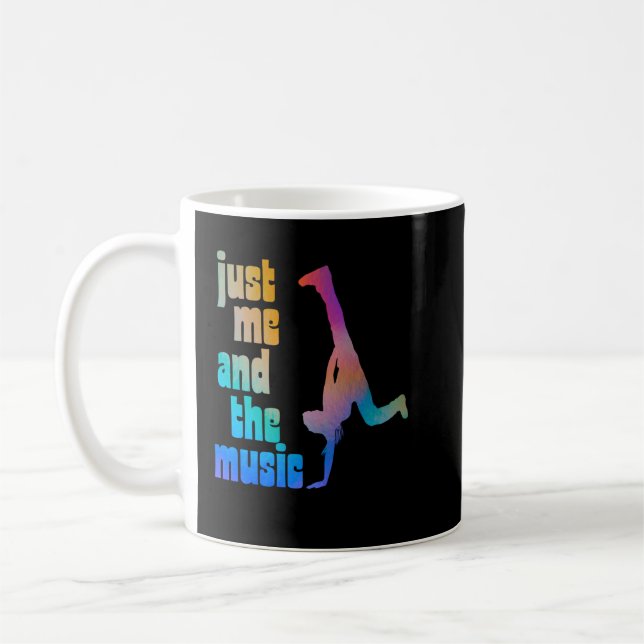 Dance Recital Gift For Boys - Just Me And The Musi Coffee Mug (Left)