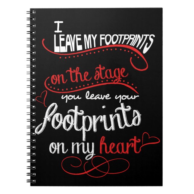 Dance Recital Gift for Dance Teacher - Notebook (Front)