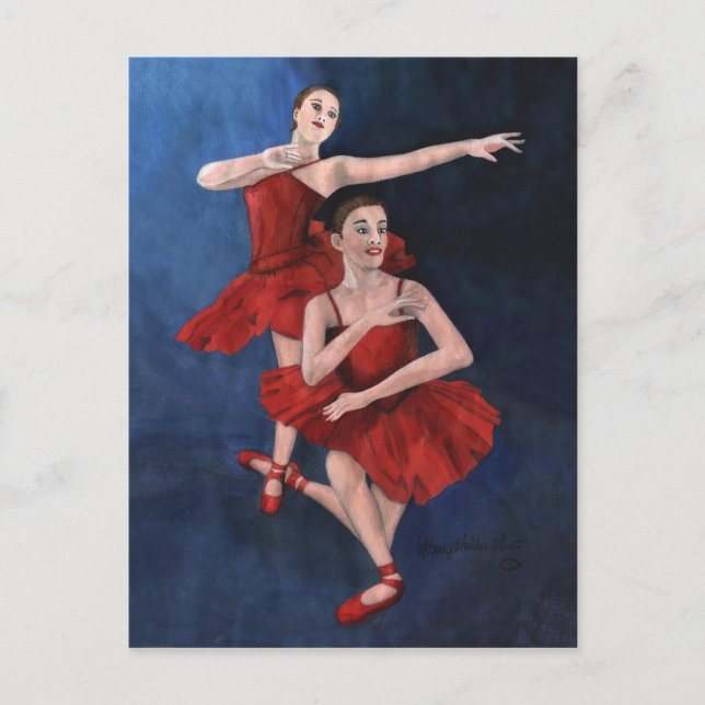 Dance Recital Invitation Postcard (Front)