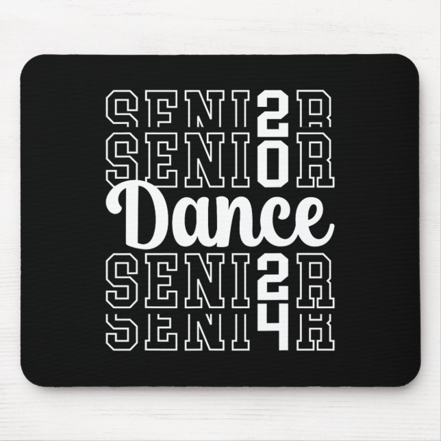 Dance Senior 2024 Cl Of 2024 Senior Dancer  Mouse Mat (Front)