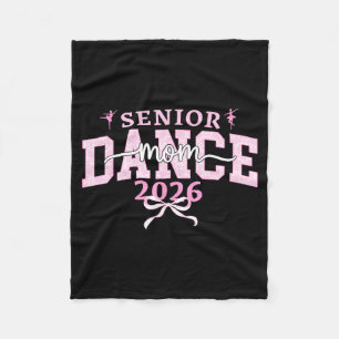 Dance senior mum 2026 coquette ballet dancing fleece blanket