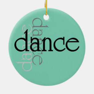 Dance Shadows Ceramic Tree Decoration
