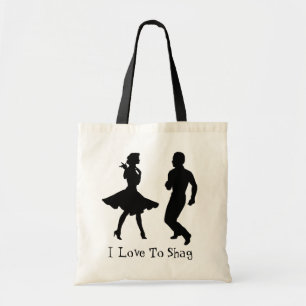 DANCE SHAG-BAG TOTE BAG