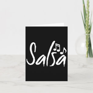 Dance Shirt Salsa Funny Dancing Gifts Card