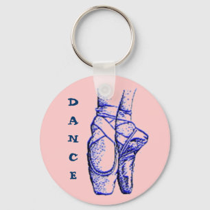 Dance shoes key ring