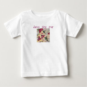 Dance Sing Hummingbird Art Baby Girl Tutu T-Shirt