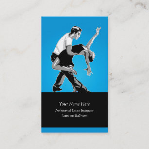 Dance Sport Instructor Business Card