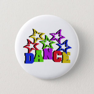 Dance Stars 6 Cm Round Badge