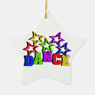 Dance Stars Ceramic Tree Decoration