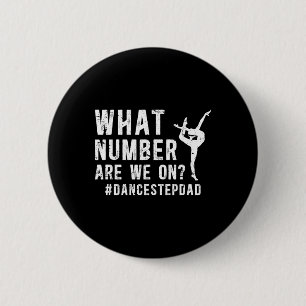 Dance Step-dad Funny Dancing Stepdad Of A Dancer S 6 Cm Round Badge