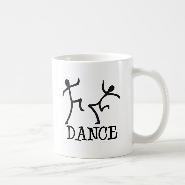 Dance Stick Figures Coffee Mug (Right)