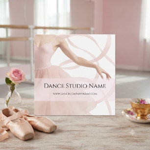 Dance Studio Ballerina Pastel Pink Socials