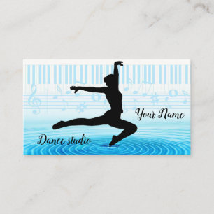 Dance studio business card