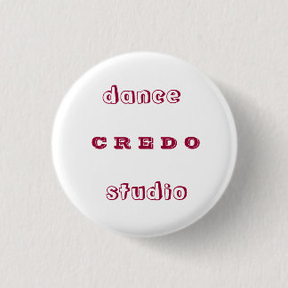Dance studio CREDO 3 Cm Round Badge