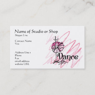 Dance Studio or Shop Business Card