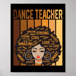 Dance Teacher African American Women Black History Poster