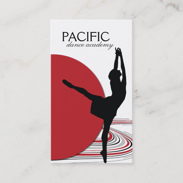 Dance Teacher Business Card (Front)