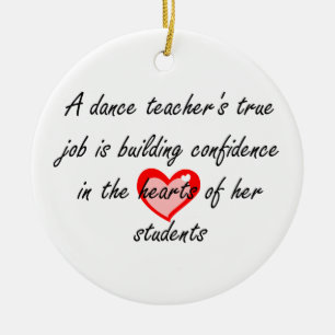 Dance Teacher - Double-Sided Ornament
