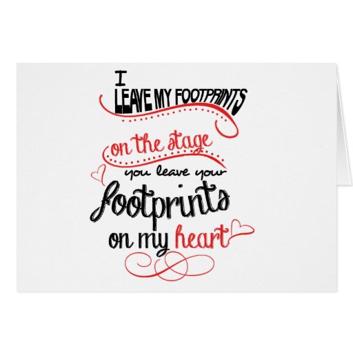 Image of Dance Teacher - Footprints on the Heart