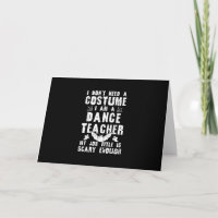 Dance Teacher Halloween Costume Funny Gift