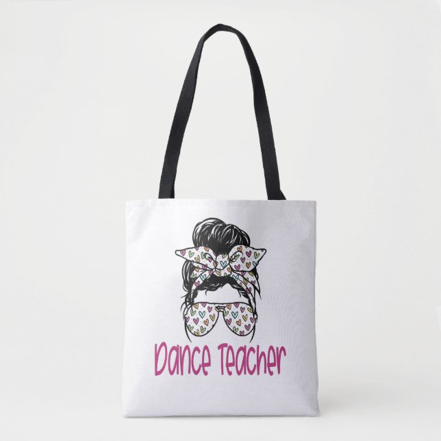Dance Teacher Instructor Thank You Gift Ballet  Tote Bag (Front)