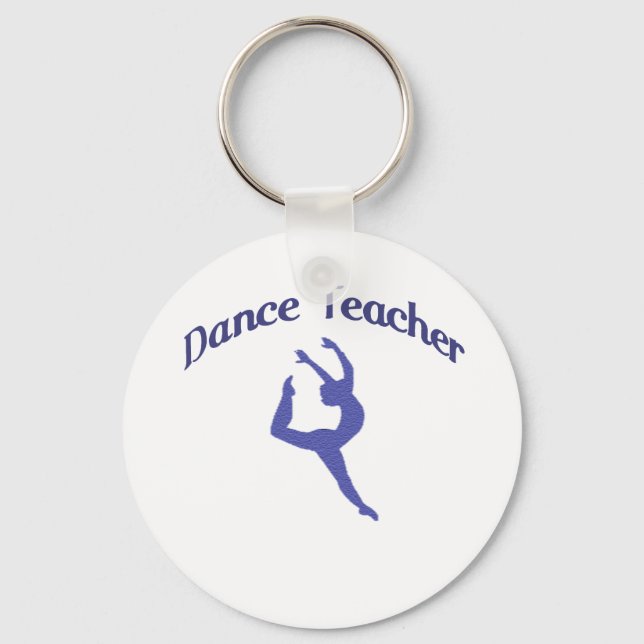 Dance Teacher Jete Key Ring (Front)