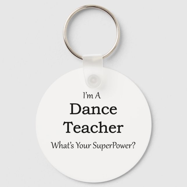 Dance Teacher Key Ring (Front)