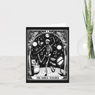 Dance Teacher Tarot Card Skeleton Dancing Ballet T