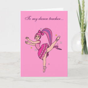 Dance Teacher Thank You