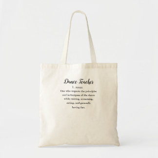 Dance Teacher Tote Bag