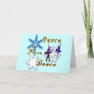 Dance TeacherBallerina Non -Denominational Holiday Card