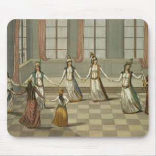 Dance that is fashionable with the Greek women of Mouse Mat